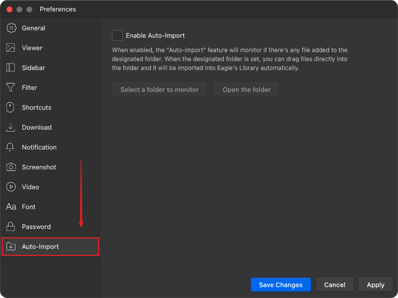 The Auto-Import - Knowledge Base | Eagle App