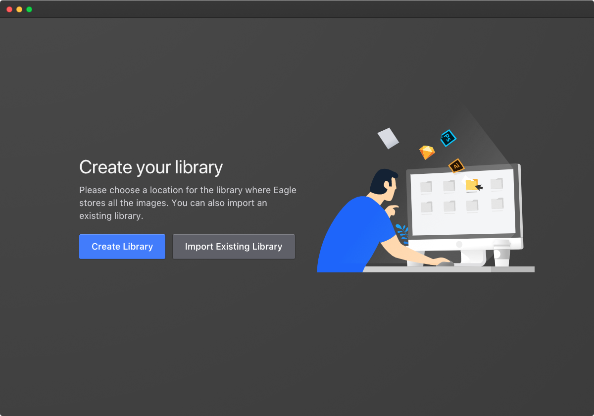 How to restore my library after reinstalling the system? - Knowledge Base | Eagle App