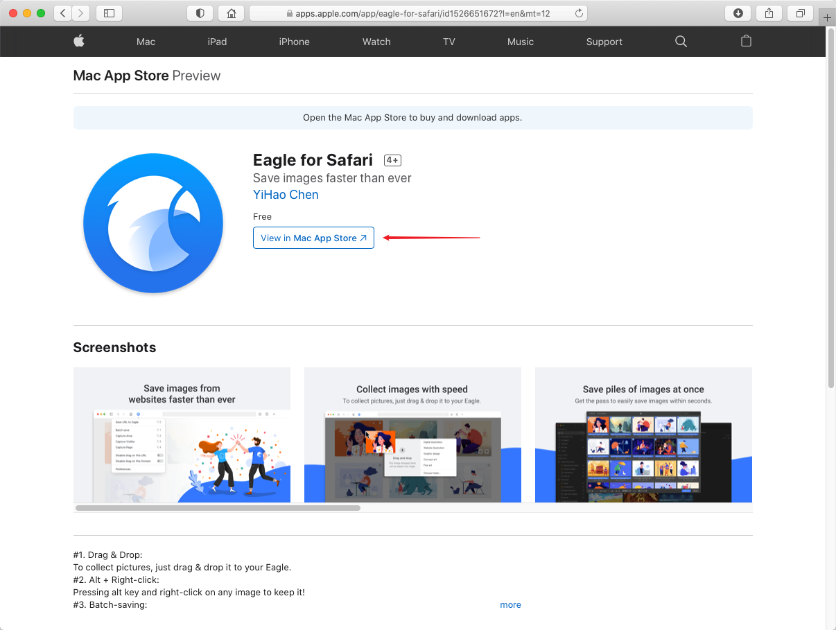 Install browser extension in Safari - Knowledge Base | Eagle App