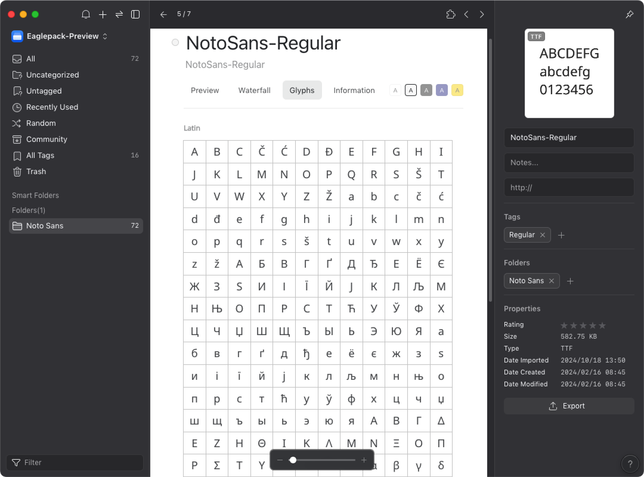 Saving fonts - Knowledge Base | Eagle App