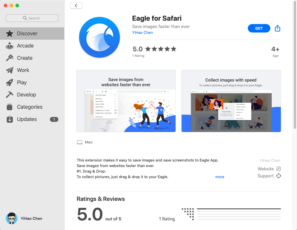 Install browser extension in Safari - Knowledge Base | Eagle App