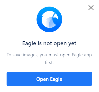 The extension keeps telling me to Open Eagle, but I already have Eagle Opened - Knowledge Base | Eagle App