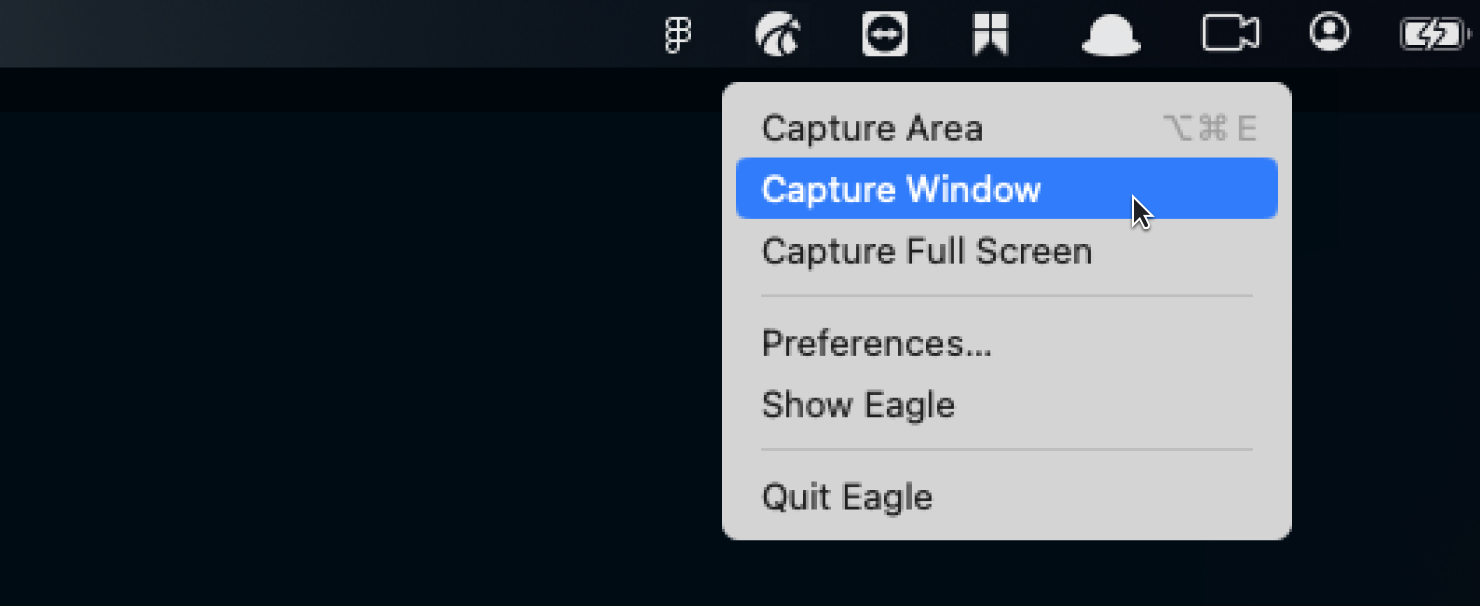 Capturing screenshots - Knowledge Base | Eagle App