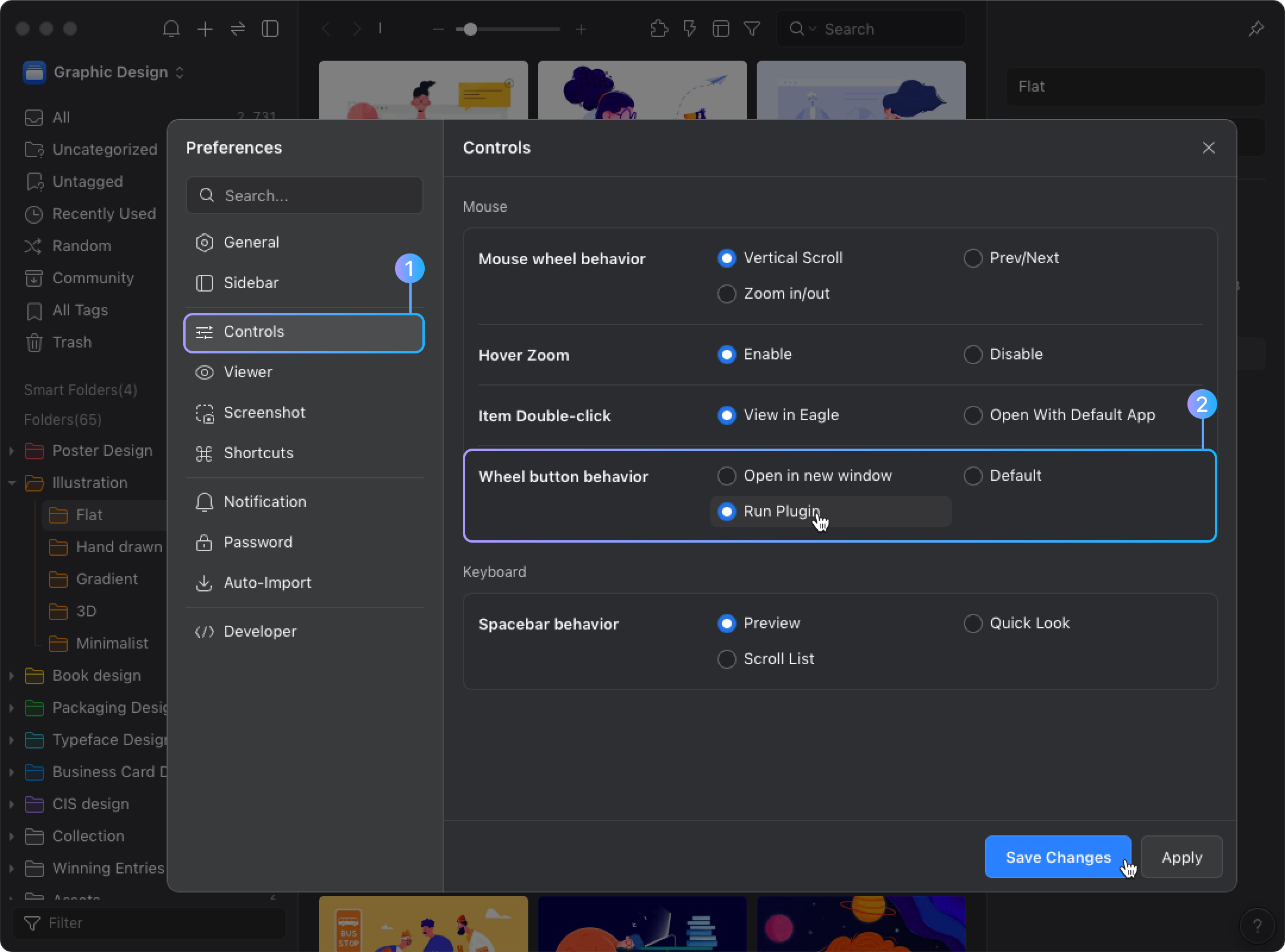 How to set up plugin shortcuts? - Knowledge Base | Eagle App